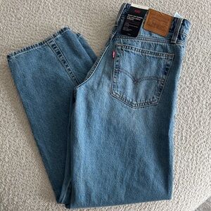 Levi's Baggy Dad Barrel in Medium Blue Denim